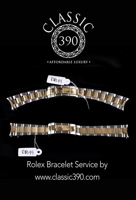 390 classic rolex bracelet repair|Rolex Bracelets .